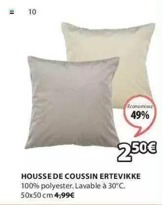 JYSK Housse De Coussin Ertevikke offre