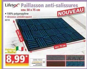 Norma Paillasson Anti-salissures Lifetex offre
