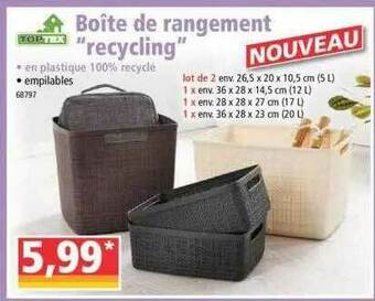 Norma Boîte De Rangement offre