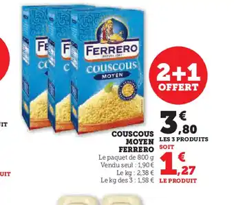 Super U COUSCOUS MOYEN offre