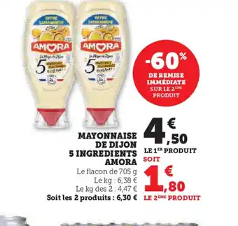 Super U MAYONNAISE DE DIJON offre