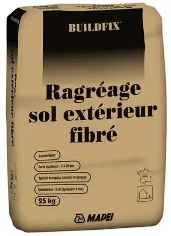 Brico Dépôt Ragréage P3 fibré hautes performances 25 kg offre
