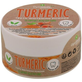 Action Turmeric poudre de blanchiment des dents OptiSmile offre