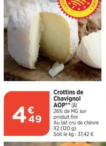 Bi1 Crottins de Chavignol AOP offre