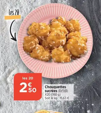 Bi1 Chouquettes sucrées offre