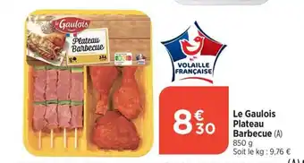 Bi1 Le Gaulois Plateau Barbecue offre