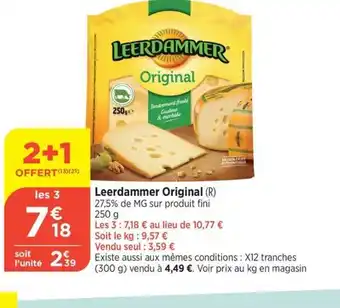 Bi1 Leerdammer Original offre