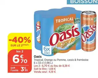 Bi1 Oasis offre