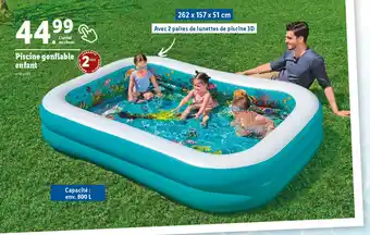 Lidl Piscine gonflable enfant offre