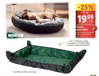 Lidl Panier pour chien offre