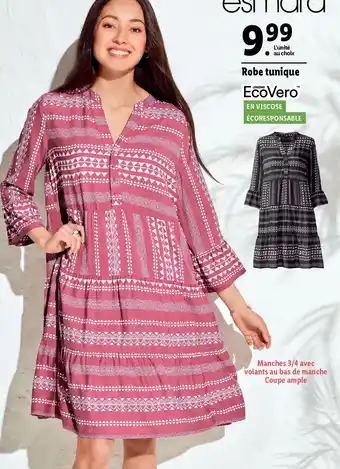 Lidl Robe tunique offre