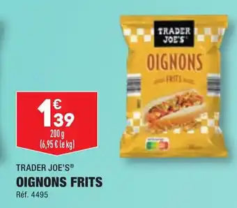 ALDI OIGNONS FRITS offre