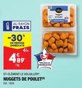 ALDI NUGGETS DE POULET(D) offre