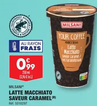 ALDI LATTE MACCHIATO SAVEUR CARAMEL (B) offre