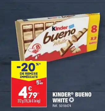 ALDI KINDER® BUENO WHITE✪ offre
