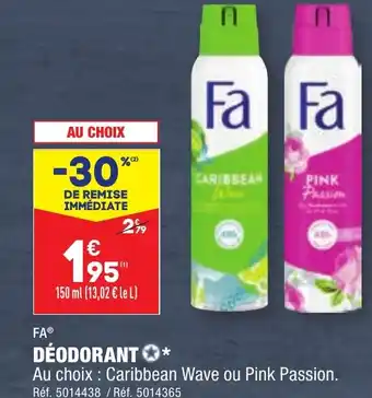 ALDI DÉODORANT ** offre