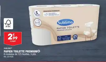 ALDI PAPIER TOILETTE PREMIUM⭑ offre