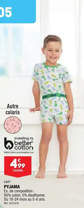 ALDI PYJAMA offre