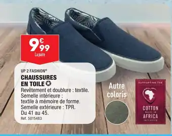 ALDI CHAUSSURES EN TOILE✪ offre