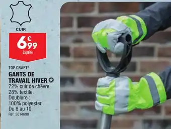 ALDI GANTS DE TRAVAIL HIVER ✪ offre