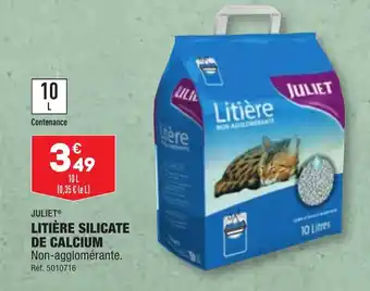 ALDI LITIÈRE SILICATE DE CALCIUM Non-agglomérante. offre