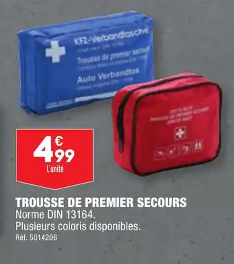 ALDI TROUSSE DE PREMIER SECOURS offre