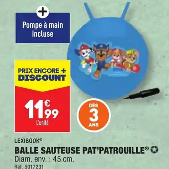 ALDI BALLE SAUTEUSE PAT'PATROUILLE® offre