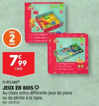 ALDI JEUX EN BOIS offre