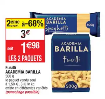 Cora x Carrefour Fusilli ACADEMIA BARILLA offre