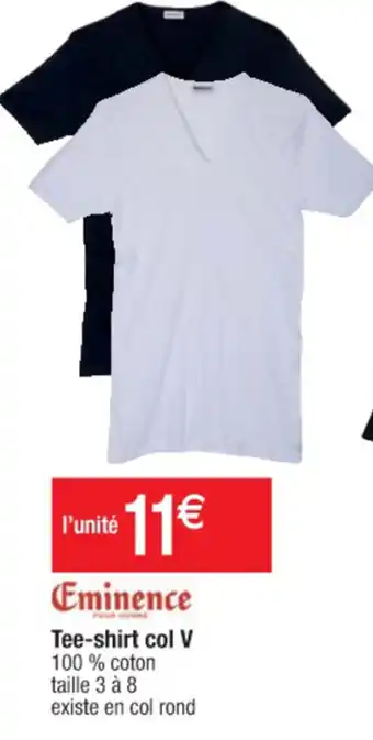 Tee-shirt col V