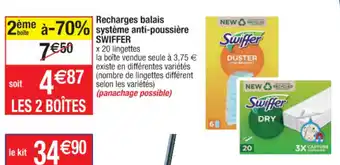Cora x Carrefour Recharges balais système anti-poussière SWIFFER offre