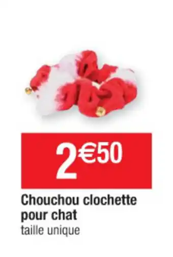 Cora x Carrefour Chouchou clochette pour chat offre