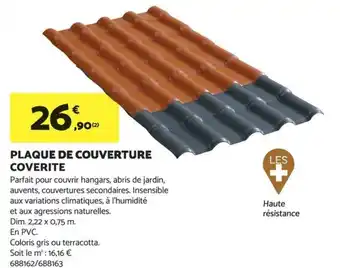 Bricomarché PLAQUE DE COUVERTURE COVERITE offre