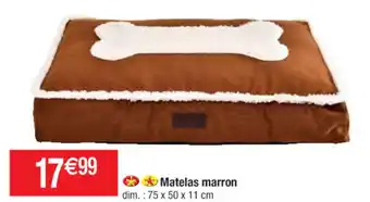 Cora x Carrefour Matelas marron offre