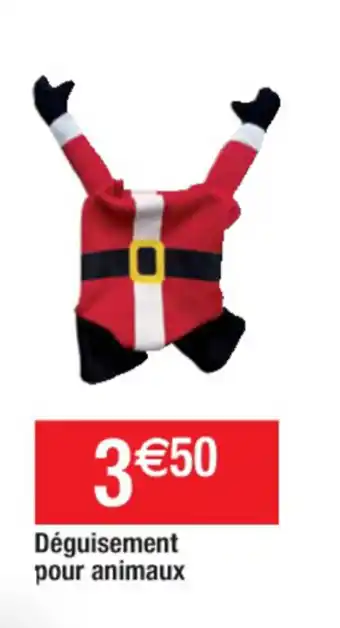 Cora x Carrefour Déguisement pour animaux offre