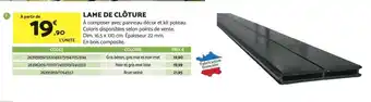 LAME DE CLÔTURE