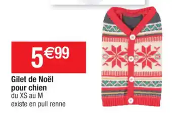 Cora x Carrefour Gilet de noël pour chien offre