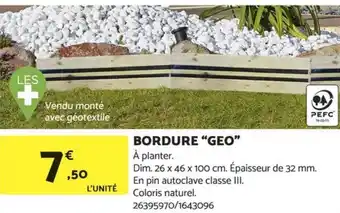 Bricomarché BORDURE “GEO” offre