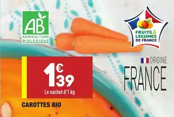 ALDI Carottes bio offre