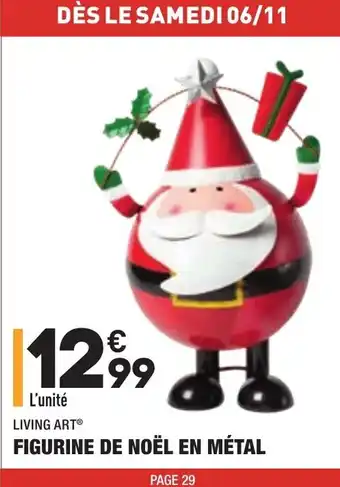 Figurine de noël en métal