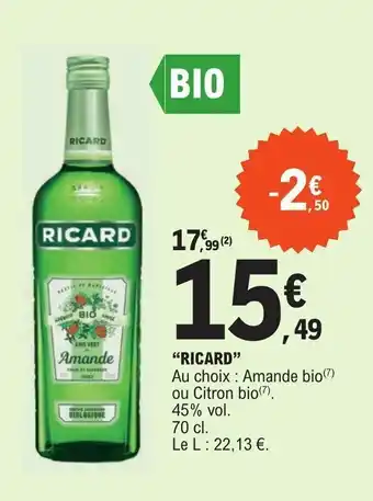 E.Leclerc "RICARD" offre