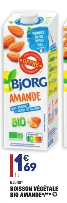 ALDI Boisson végétale bio amande offre
