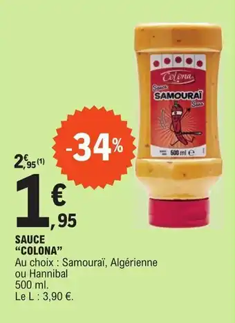 E.Leclerc SAUCE "COLONA" offre