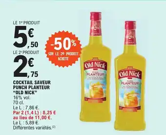 E.Leclerc PUNCH PLANTEUR "OLD NICK" offre