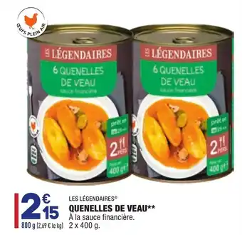 ALDI Quenelles de veau offre