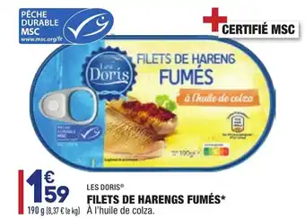 ALDI Filets de harengs fumés offre