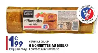ALDI 6 Nonnettes au miel offre