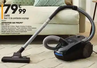 Aspirateur sac philips