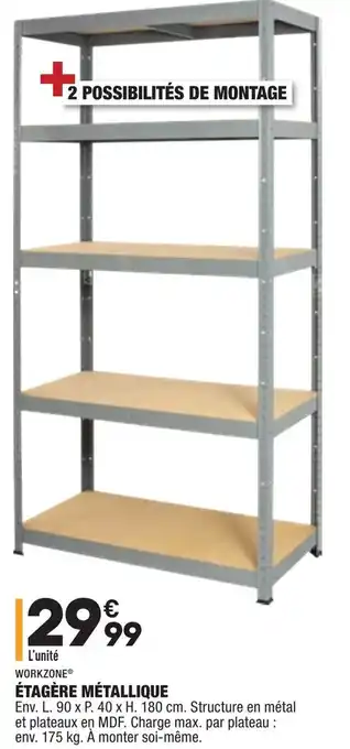 ALDI Étagère métallique offre
