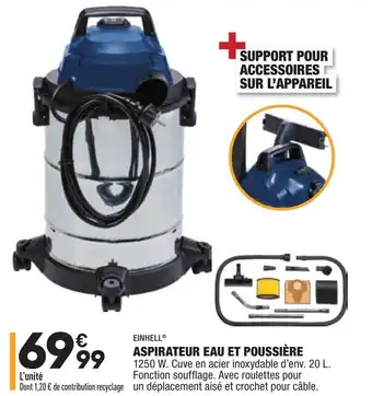 Aspirateur eau et poussière